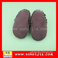 2015 Hot sell in European market Factory direct sales cow suede baby wool shoes